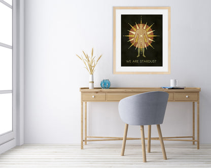 We Are Stardust Minimalist Art Print