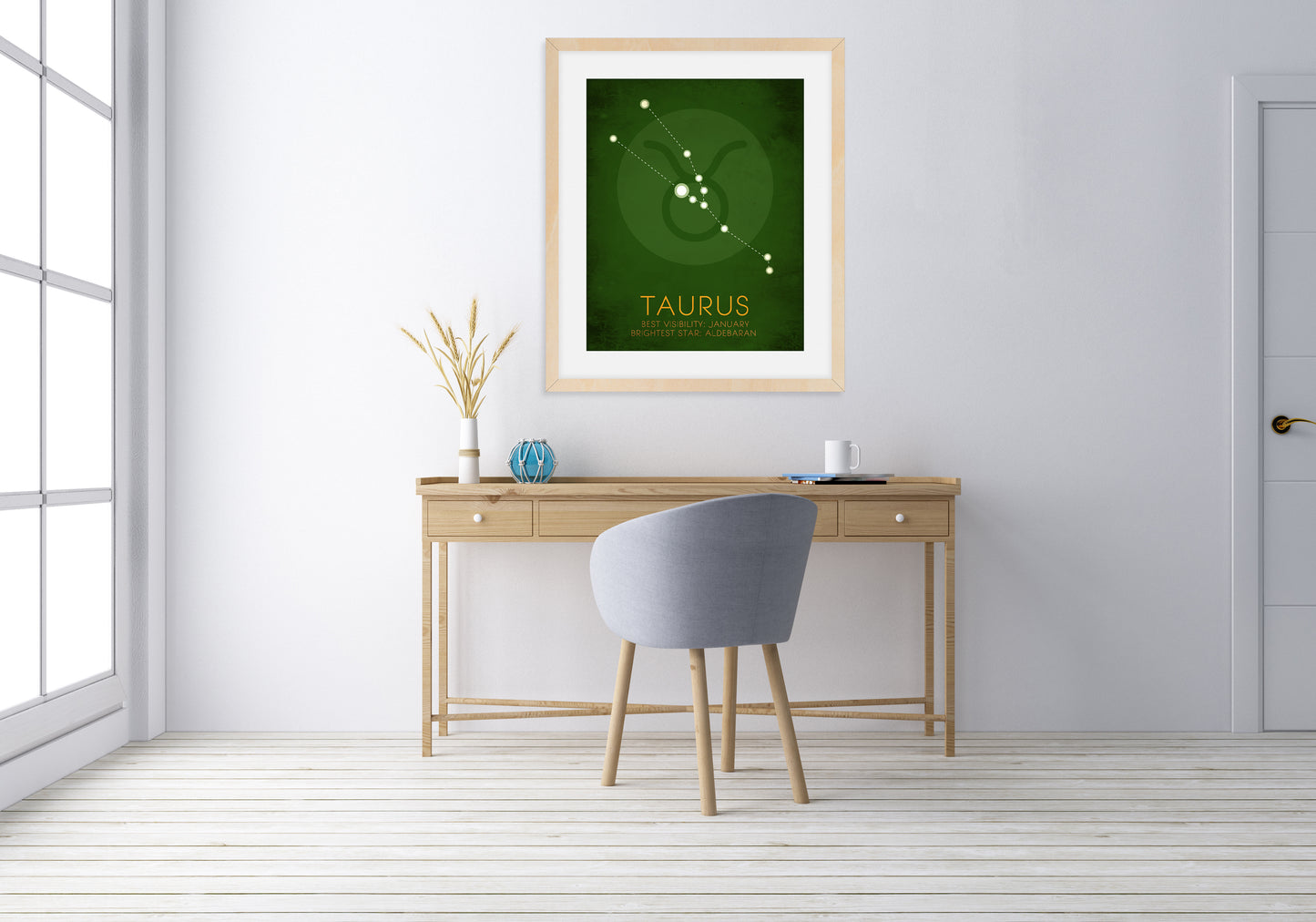 Taurus Zodiac Star Constellation Art Print