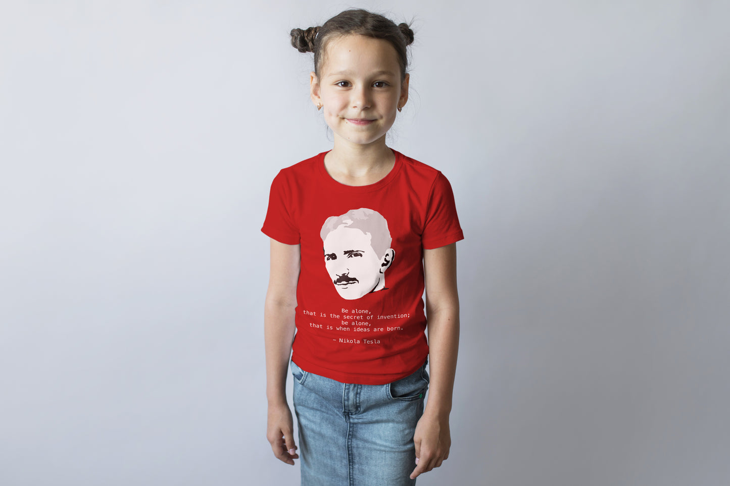 Nikola Tesla Introvert Quote T-shirt