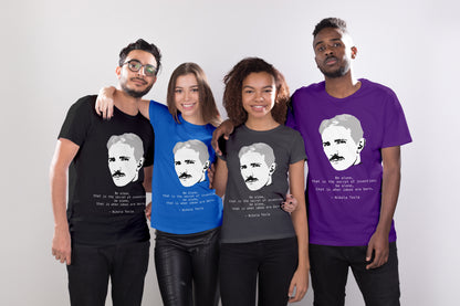 Nikola Tesla Introvert Quote T-shirt