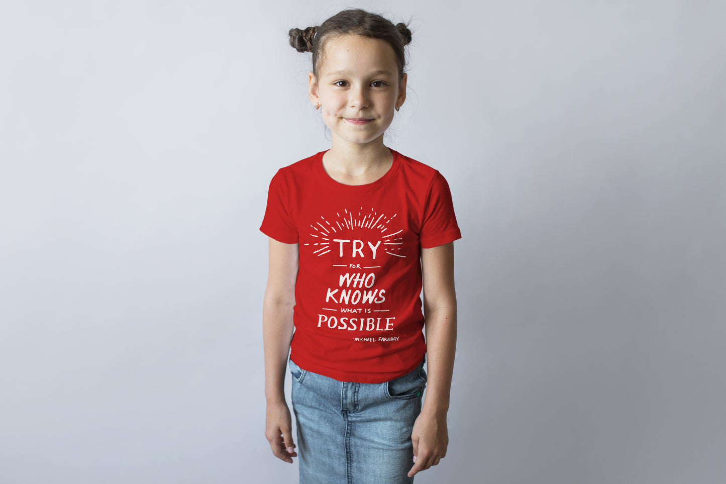 Michael Faraday Inspirational Quote T-shirt, Try For Who Knows What Is Possible