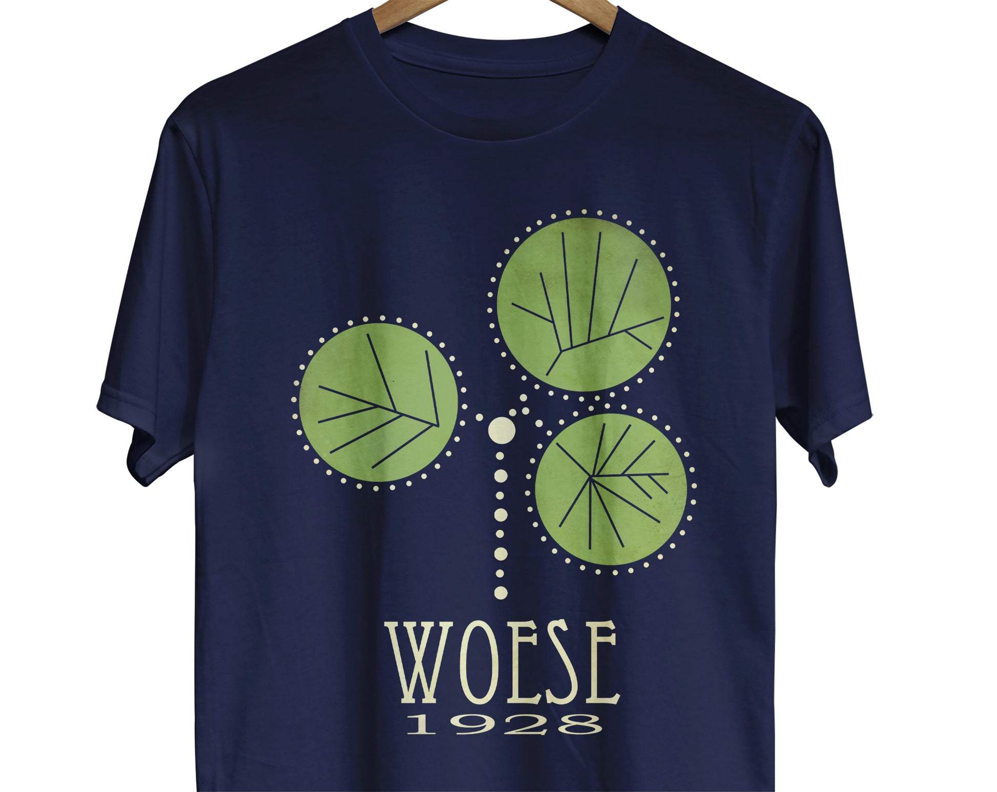 Carl Woese taxonomy tree t-shirt for microbiologist or microbiology teacher