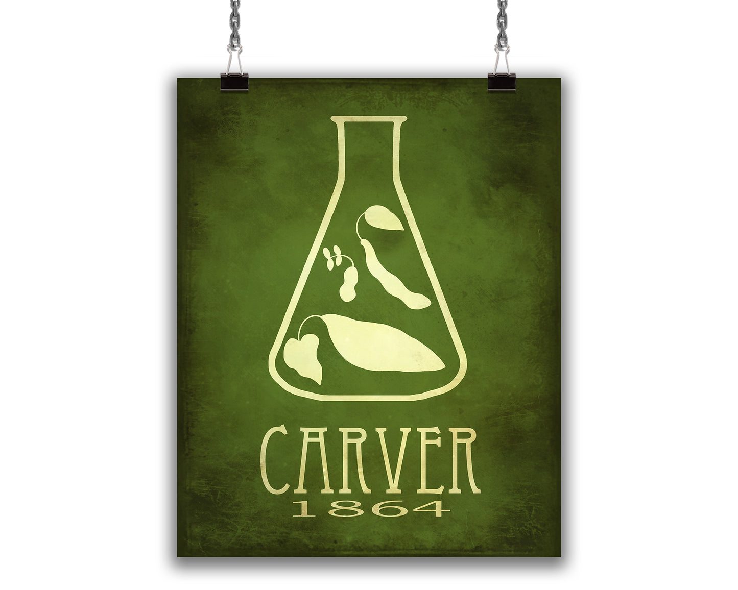George Washington Carver Scientist Art Print, Agriculture and Inventor