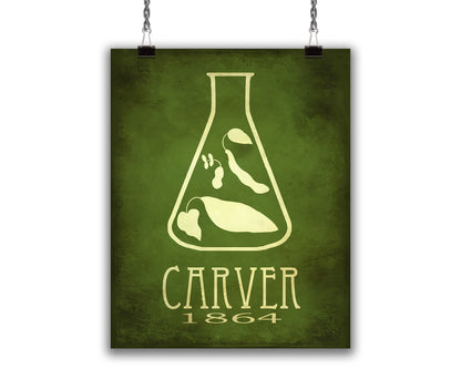George Washington Carver Scientist Art Print, Agriculture and Inventor