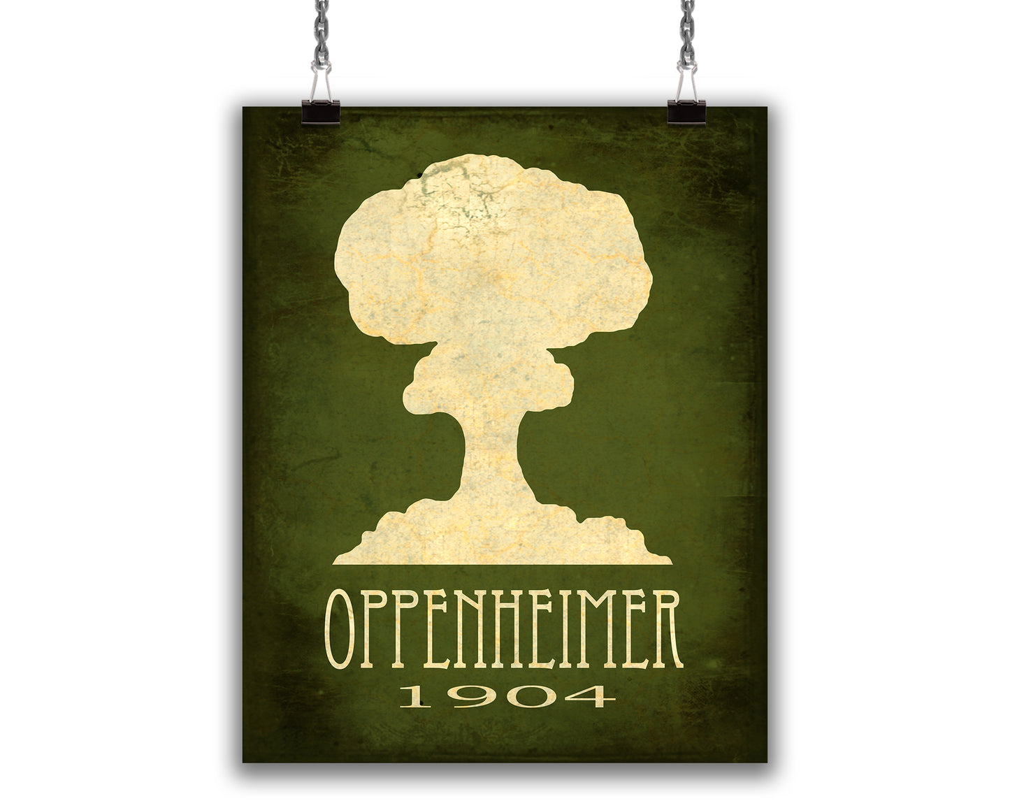 Oppenheimer Project Manhattan Art Print, Theoretical Physics Decor