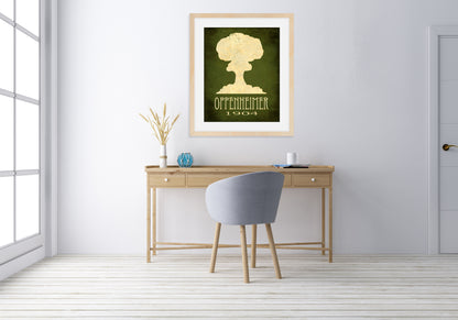 Oppenheimer Project Manhattan Art Print, Theoretical Physics Decor