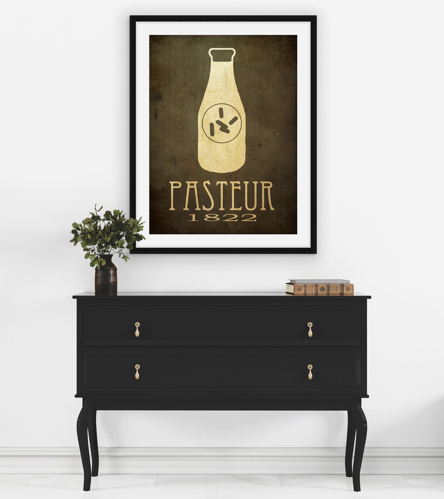 Louis Pasteur Pasteurization Art Print, Medicine and Microbiology Decor