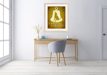 Ivan Pavlov Dog Art Print, Animal Lover and Psychology Decor